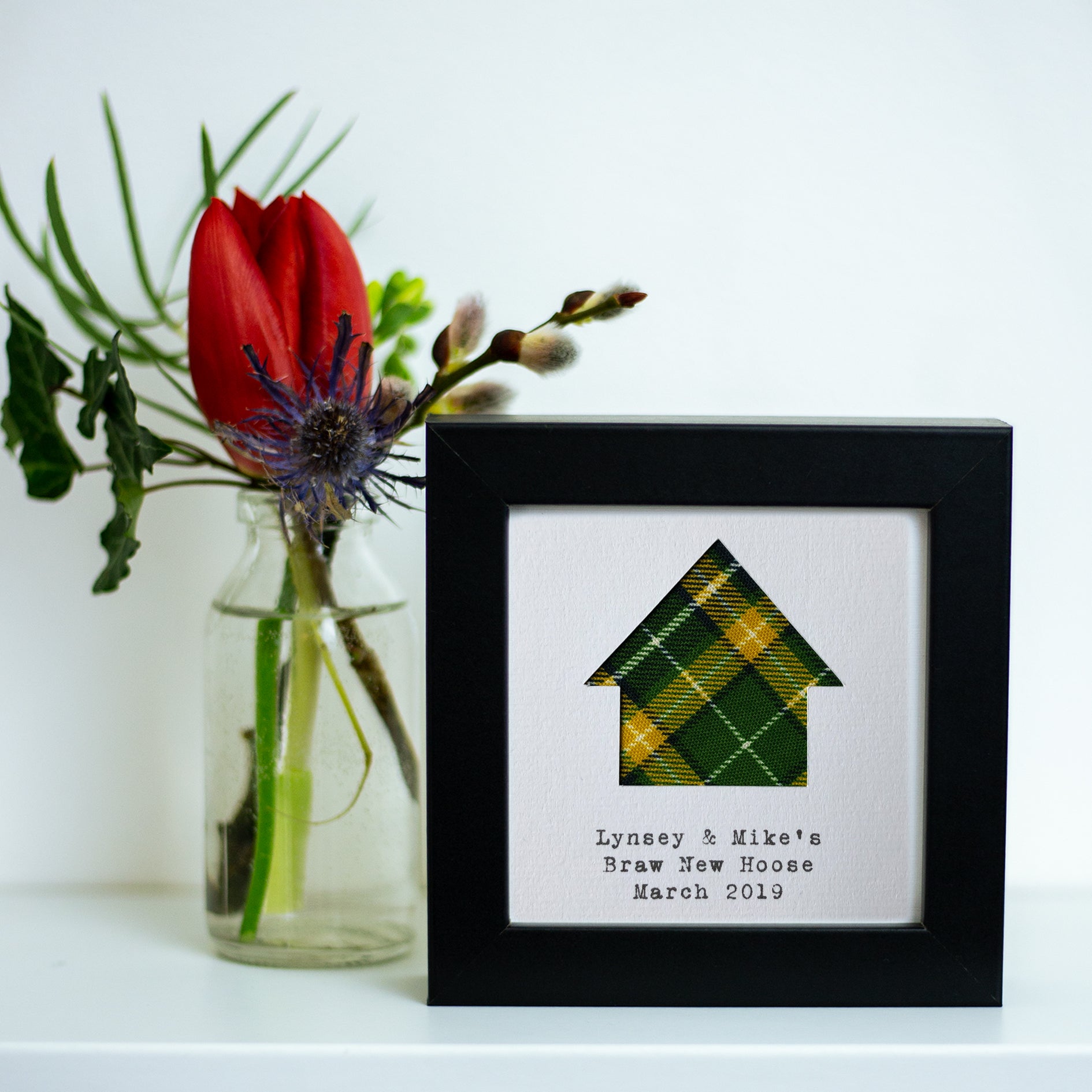 Scottish New Home Gift Tartan Frame - HiyaPal