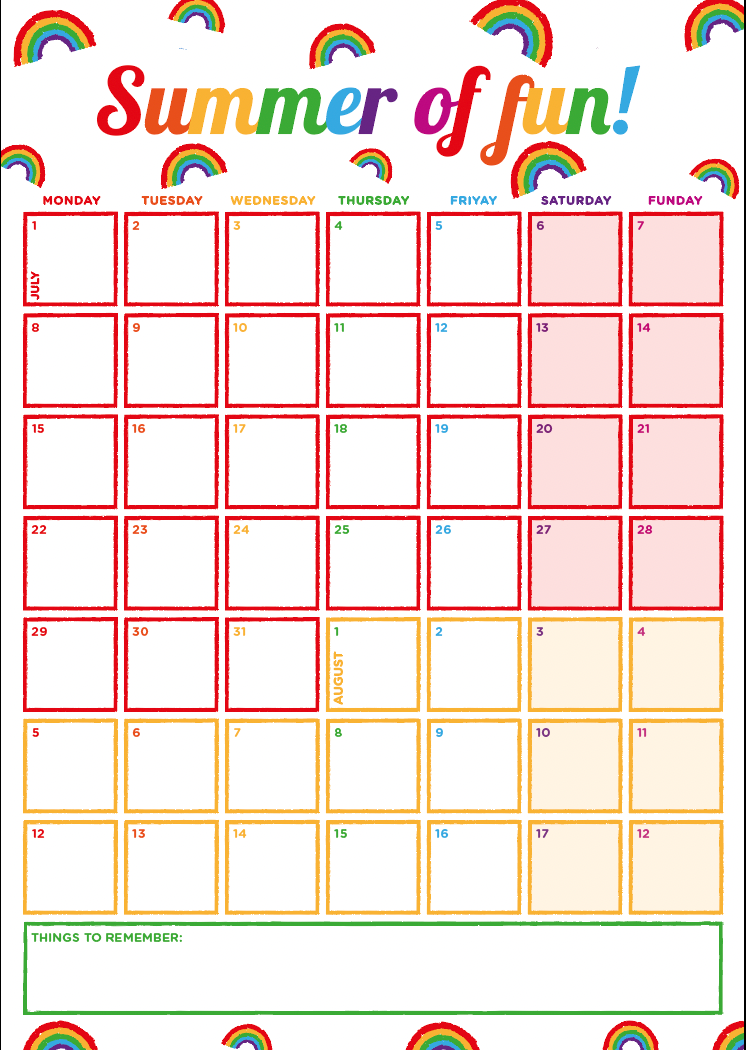 A3 Wall Planner