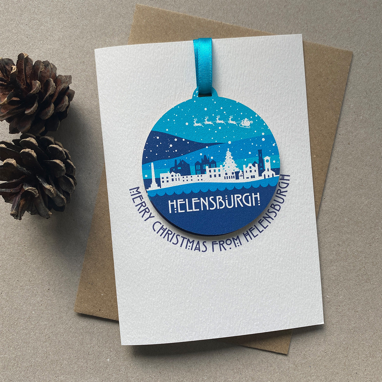 Helensburgh Christmas Bauble Card