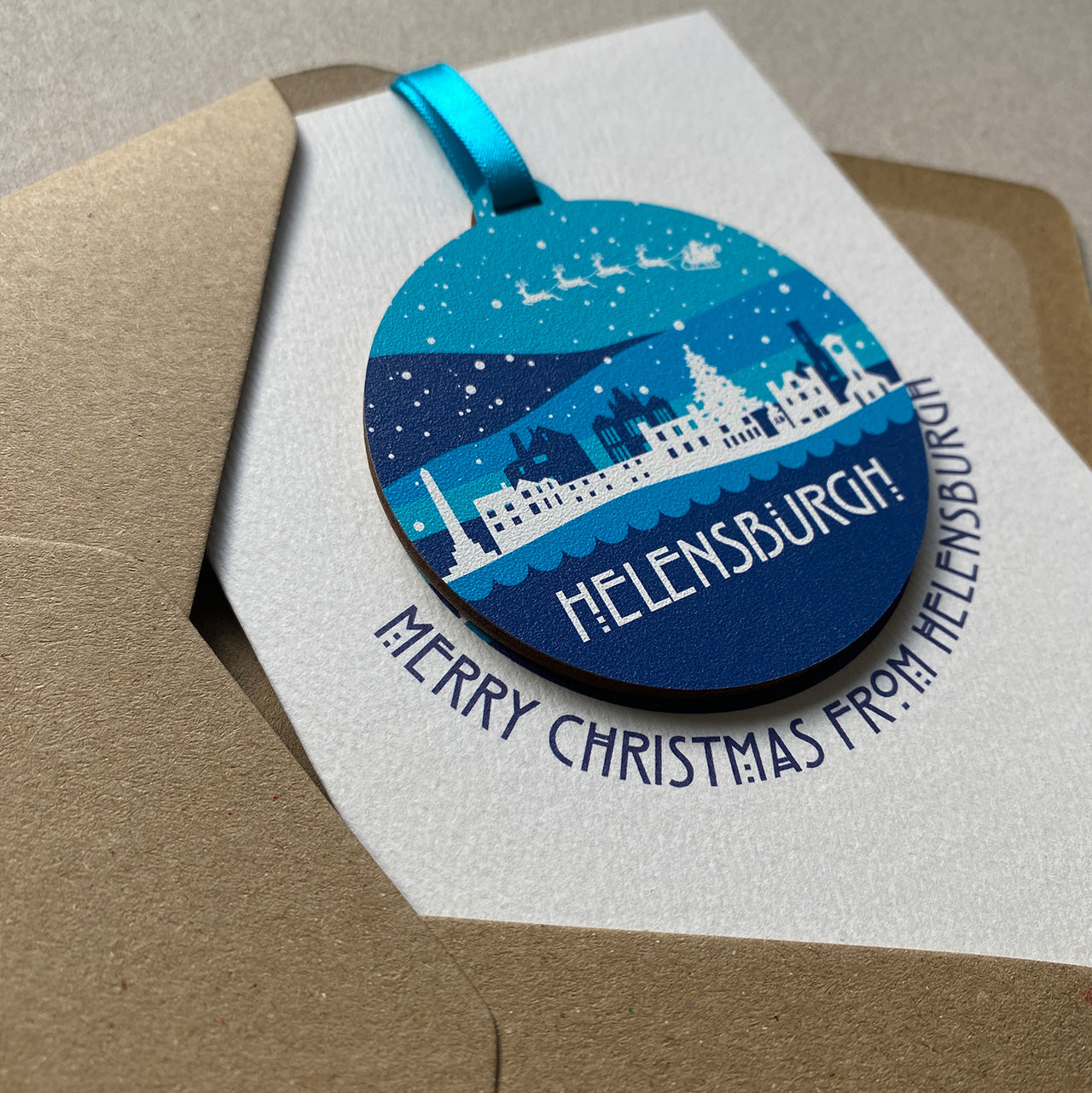 Helensburgh Christmas Bauble Card