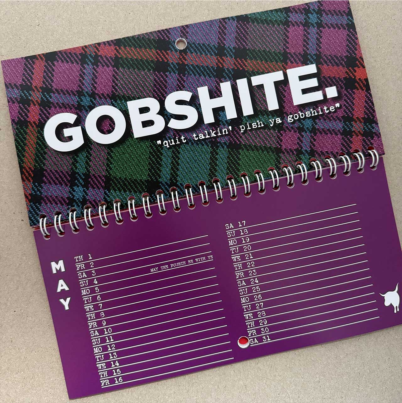 Scottish Insults Calendar 2025