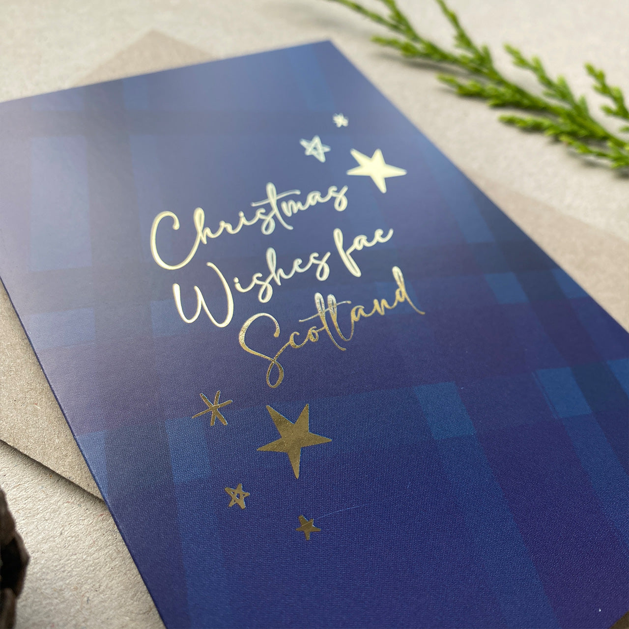 Luxury Scottish Christmas Card - Bonnie Hogmanay