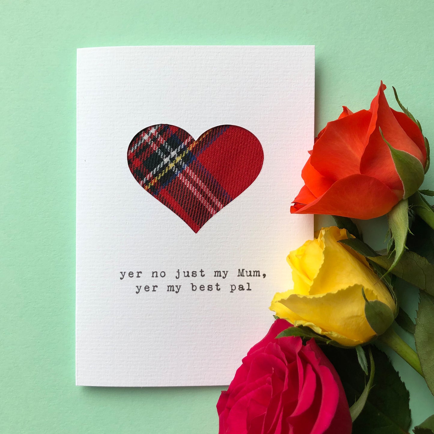 'Yer No Just My Mum, Yer My Best Pal' Scottish Mother's Day Card - HiyaPal