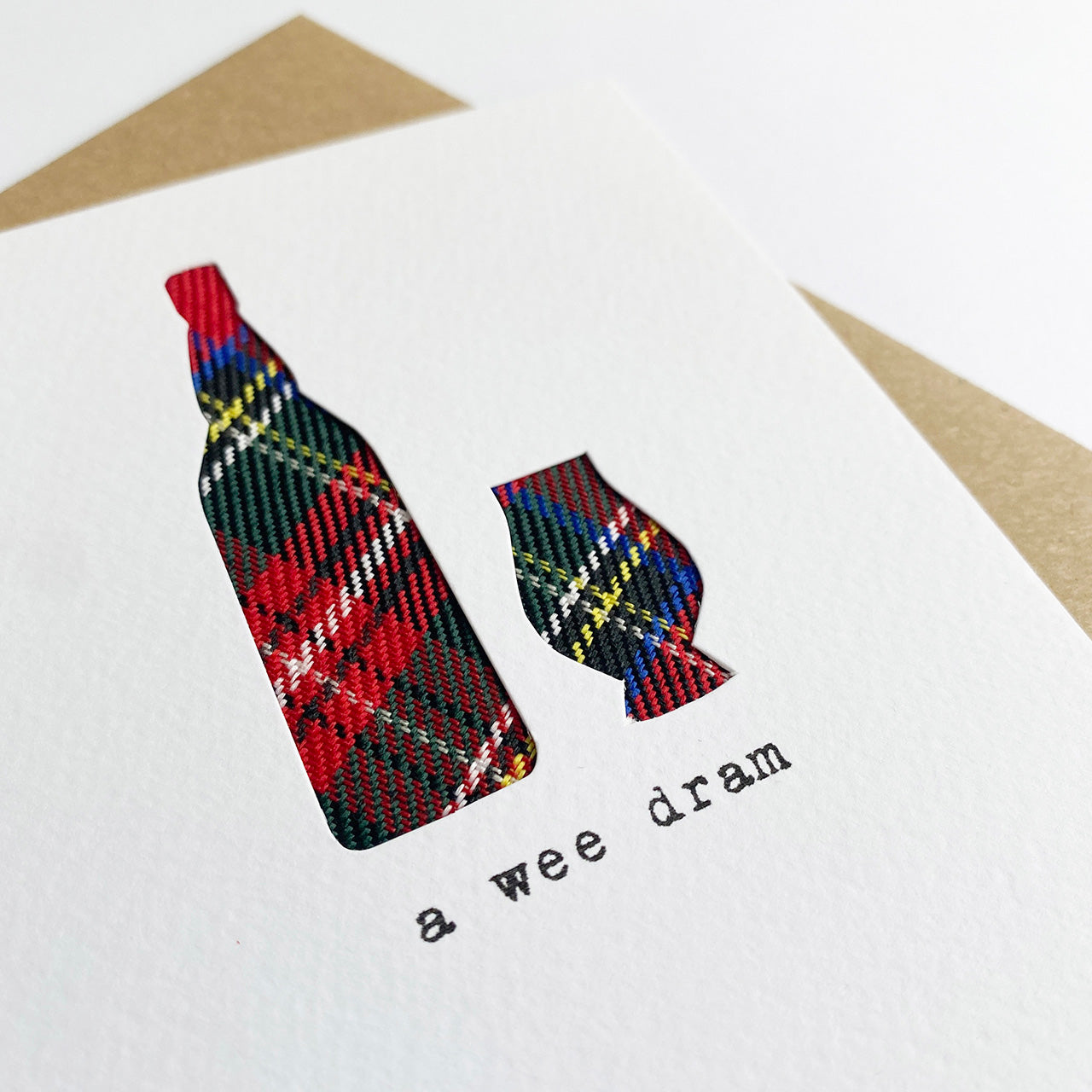 'A Wee Dram' Scottish Tartan Card - HiyaPal