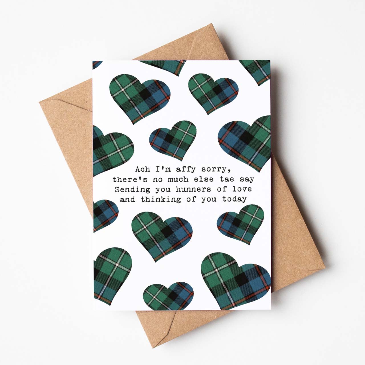 'Affy Sorry' Scottish Sympathy Card - HiyaPal