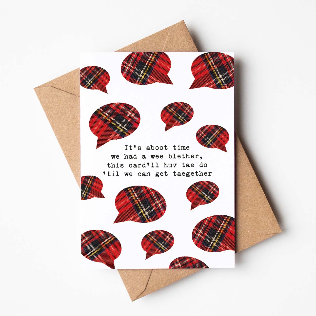 'A Wee Blether' Scottish Greeting Card - HiyaPal