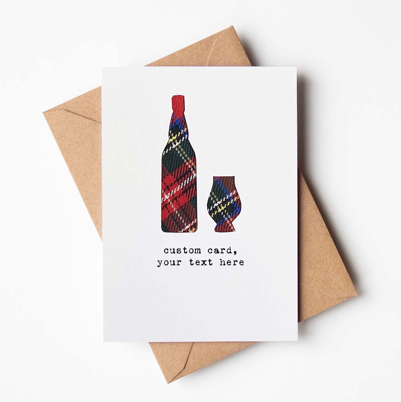 Personalised Scottish Whisky Card - HiyaPal
