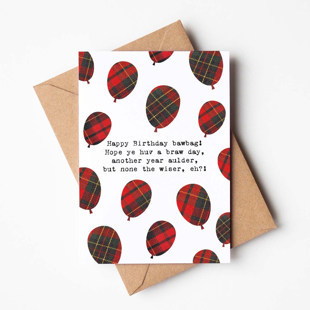 'Happy Birthday Bawbag' Funny Scottish Birthday Card - HiyaPal