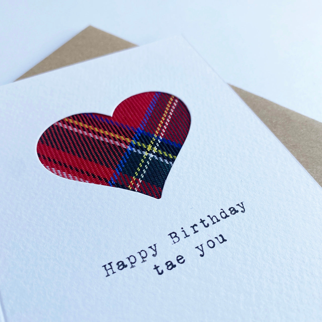 'Happy Birthday Tae You' Tartan Birthday Card - HiyaPal