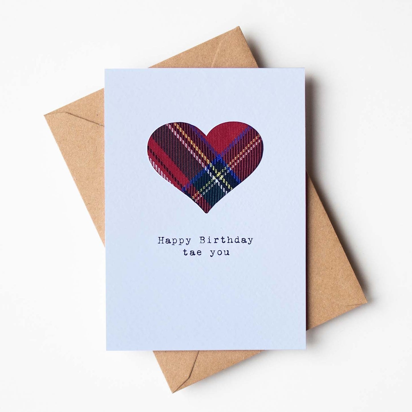 'Happy Birthday Tae You' Tartan Birthday Card - HiyaPal