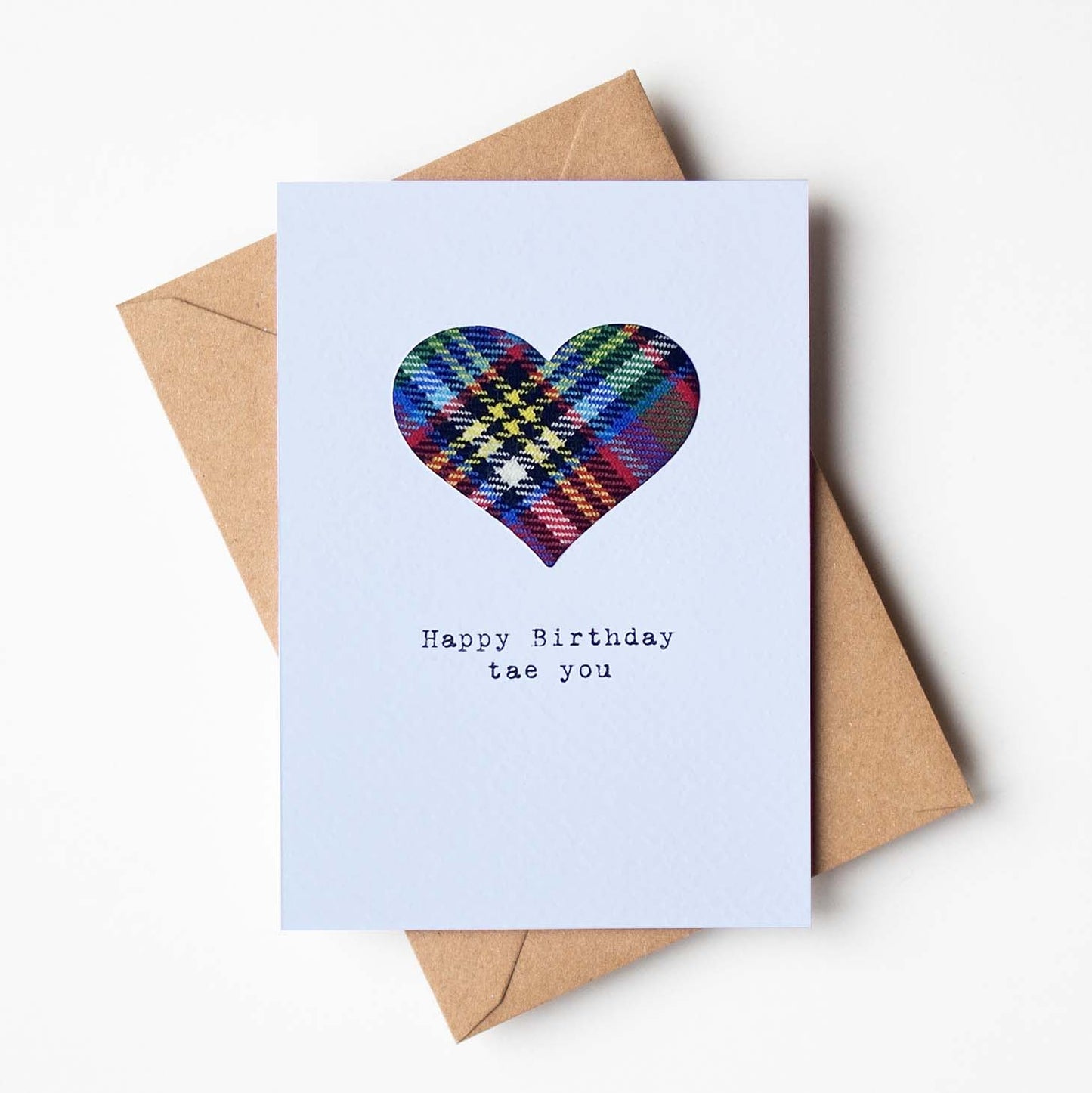 'Happy Birthday Tae You' Tartan Birthday Card - HiyaPal