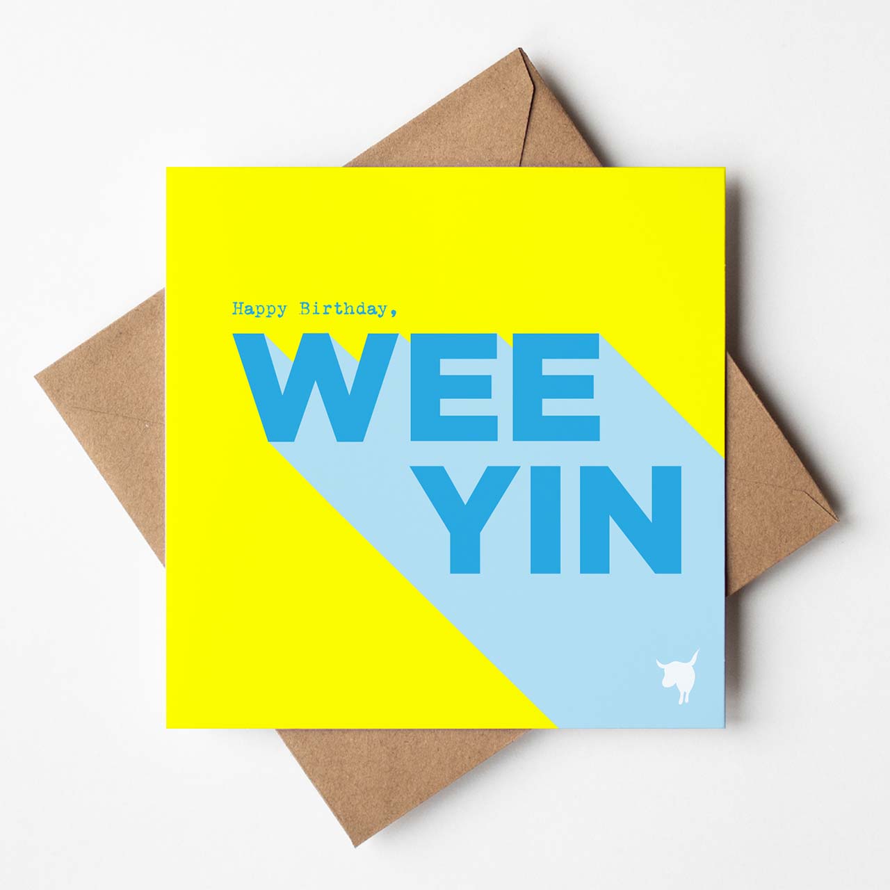 'Happy Birthday Wee Yin' Scottish Birthday Card - HiyaPal