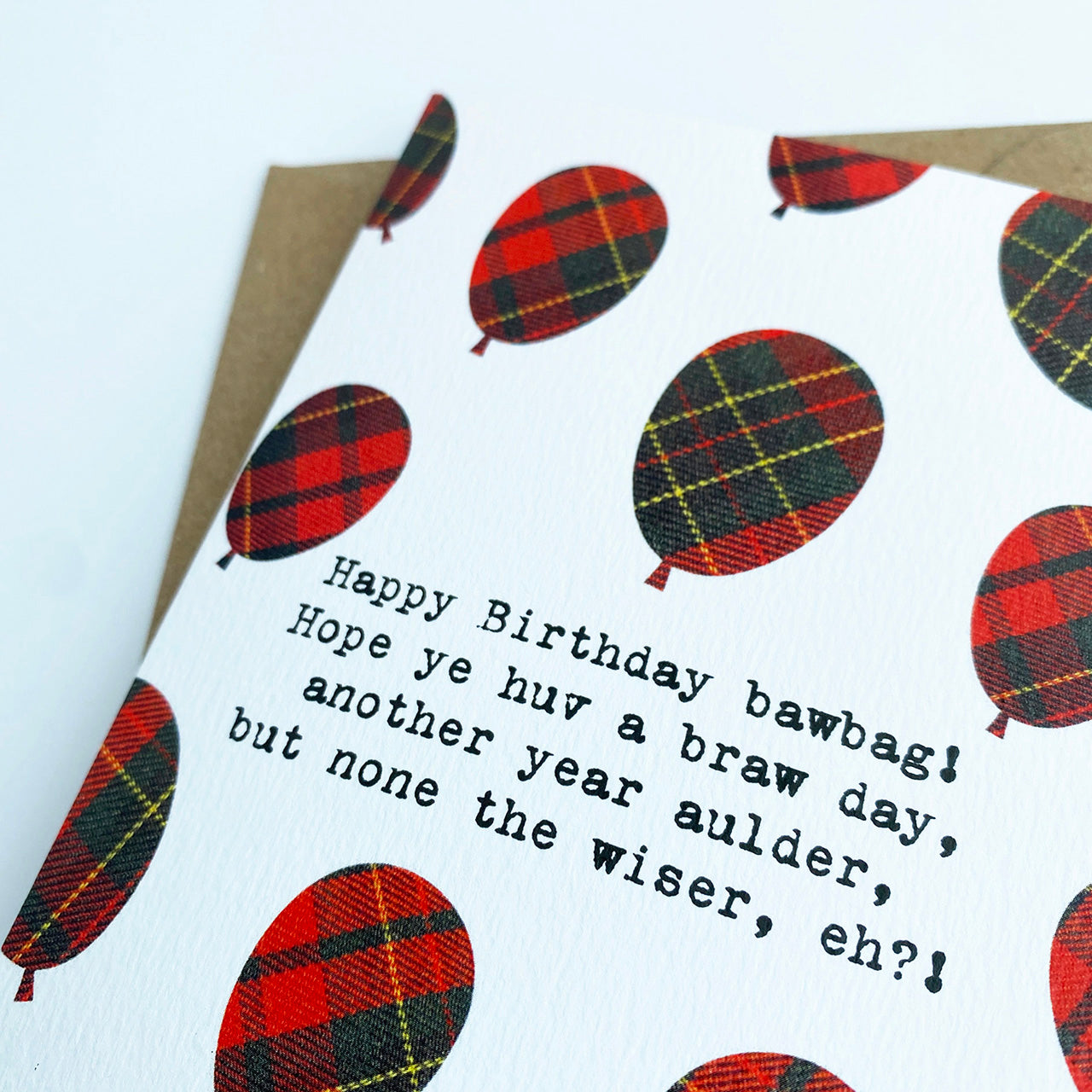 'Happy Birthday Bawbag' Funny Scottish Birthday Card - HiyaPal