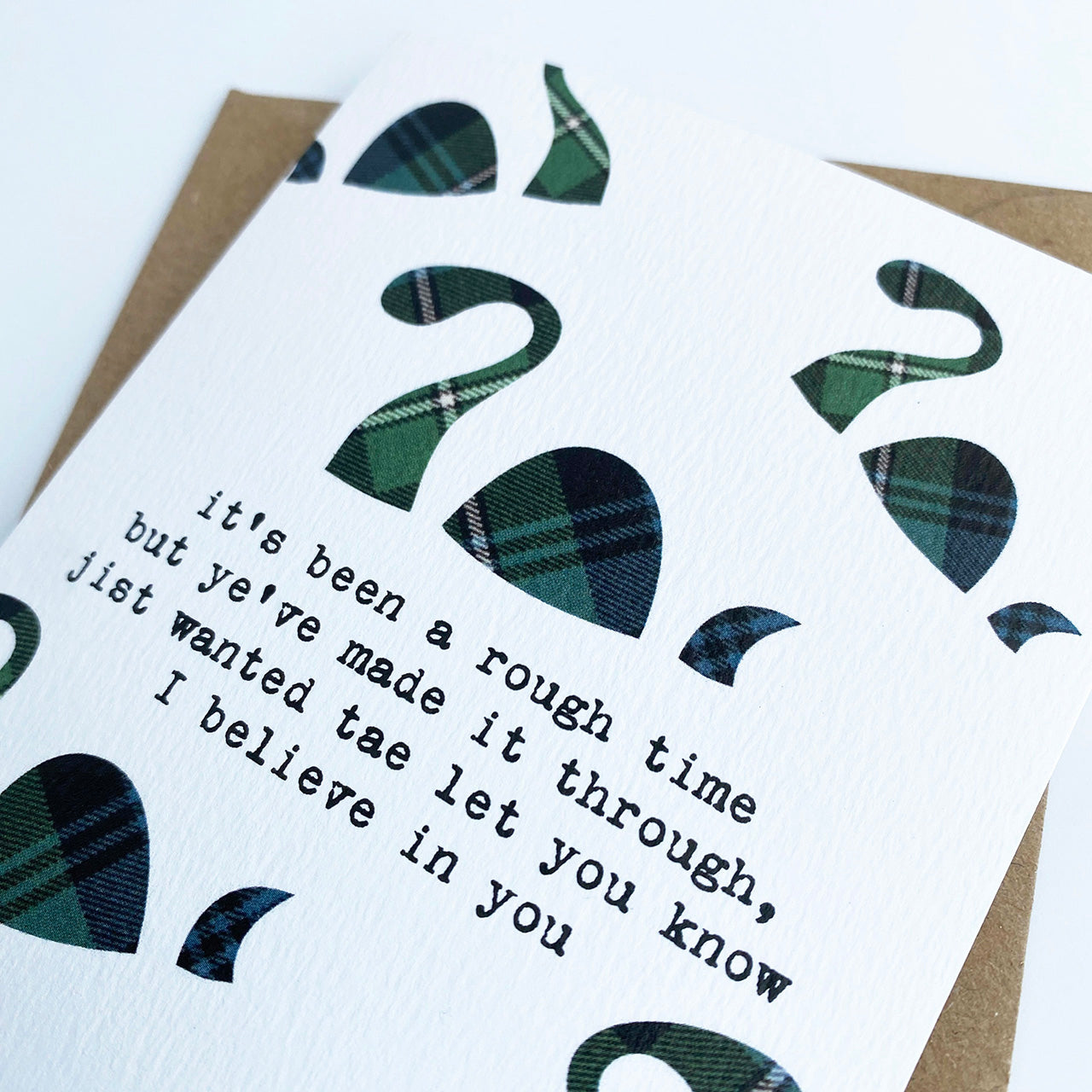 'I Believe In You' Scottish Card for Friends with Nessie - HiyaPal