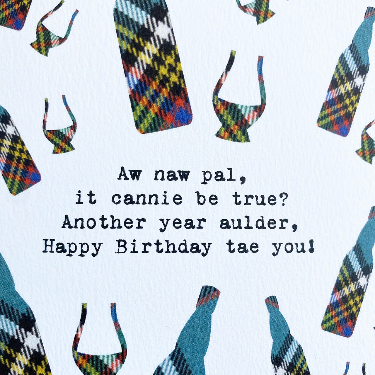 Scottish Birthday Card for Whisky Lovers - HiyaPal