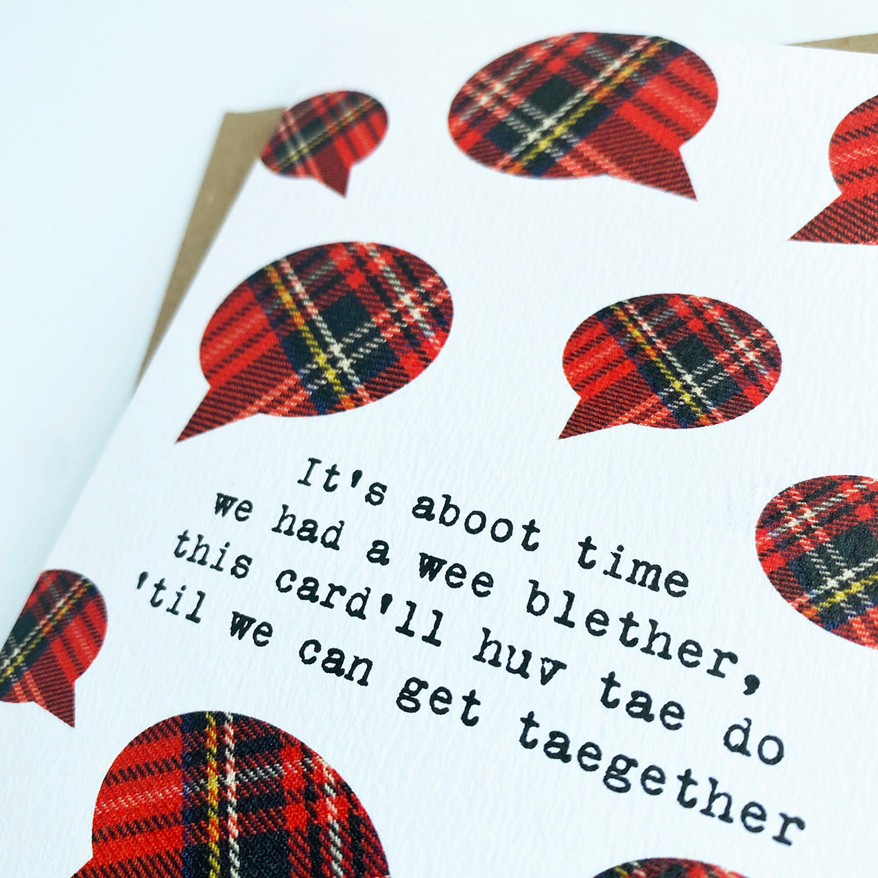 'A Wee Blether' Scottish Greeting Card - HiyaPal