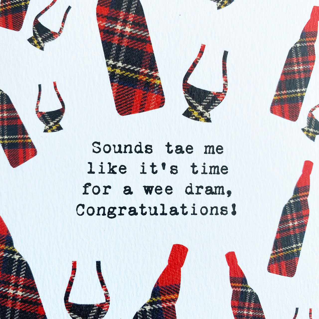 Scottish 'Congratulations' Card for Whisky Lovers - HiyaPal