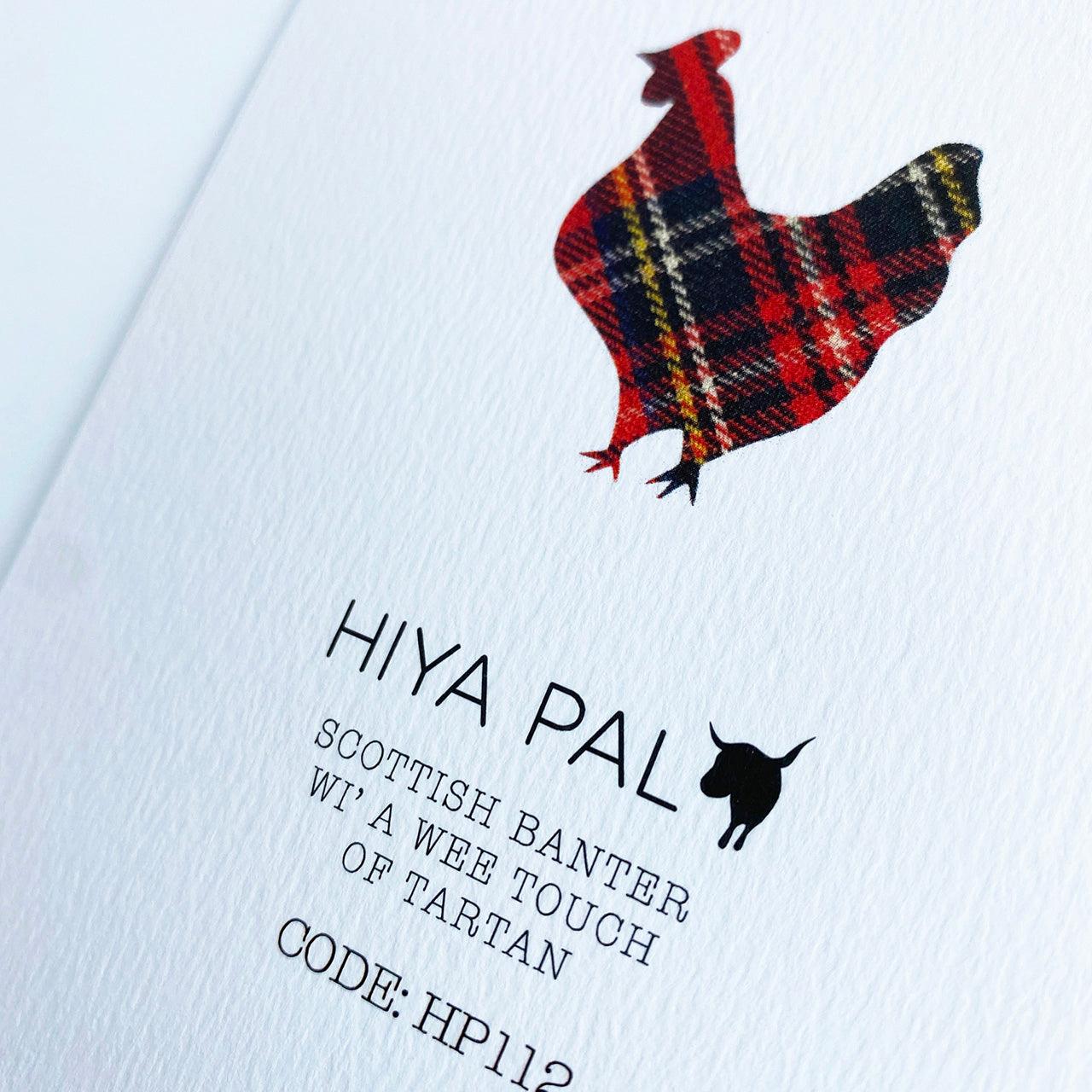 'Happy Birthday Hen' Scottish Birthday Card
