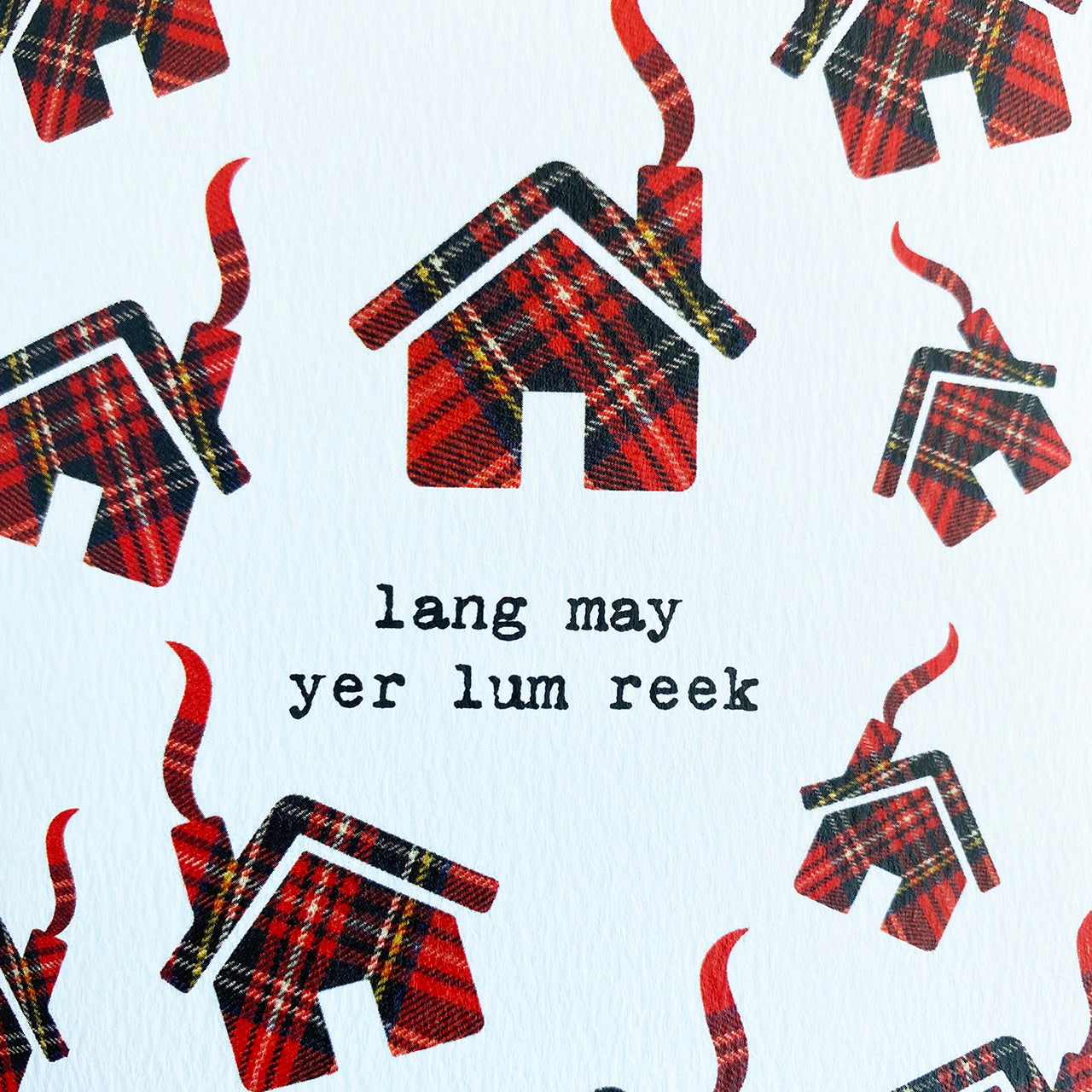 'Lang May Yer Lum Reek' Scottish Greeting Card - HiyaPal