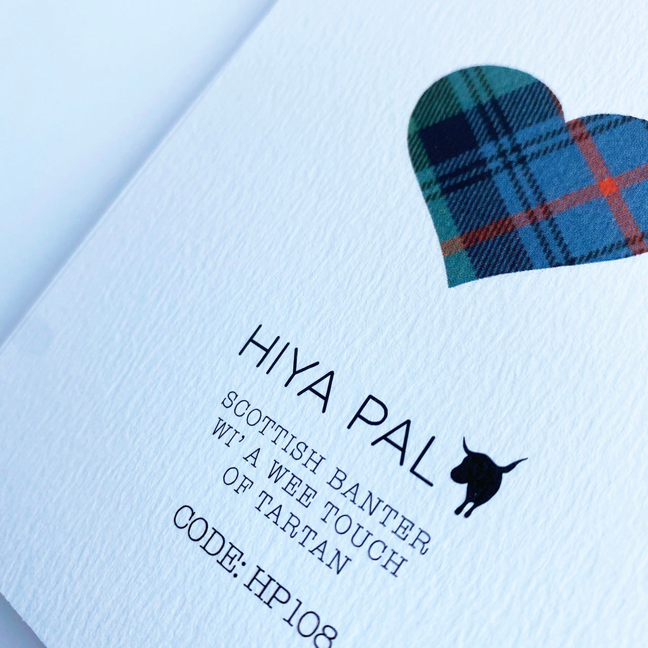 'Missing You Hunners' Scottish Thinking Of You Card