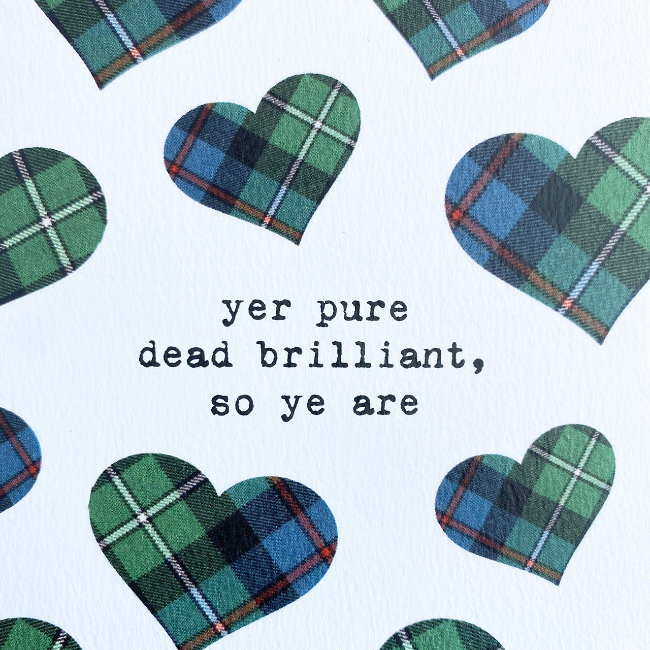 'Pure Dead Brilliant' Scottish Card - HiyaPal