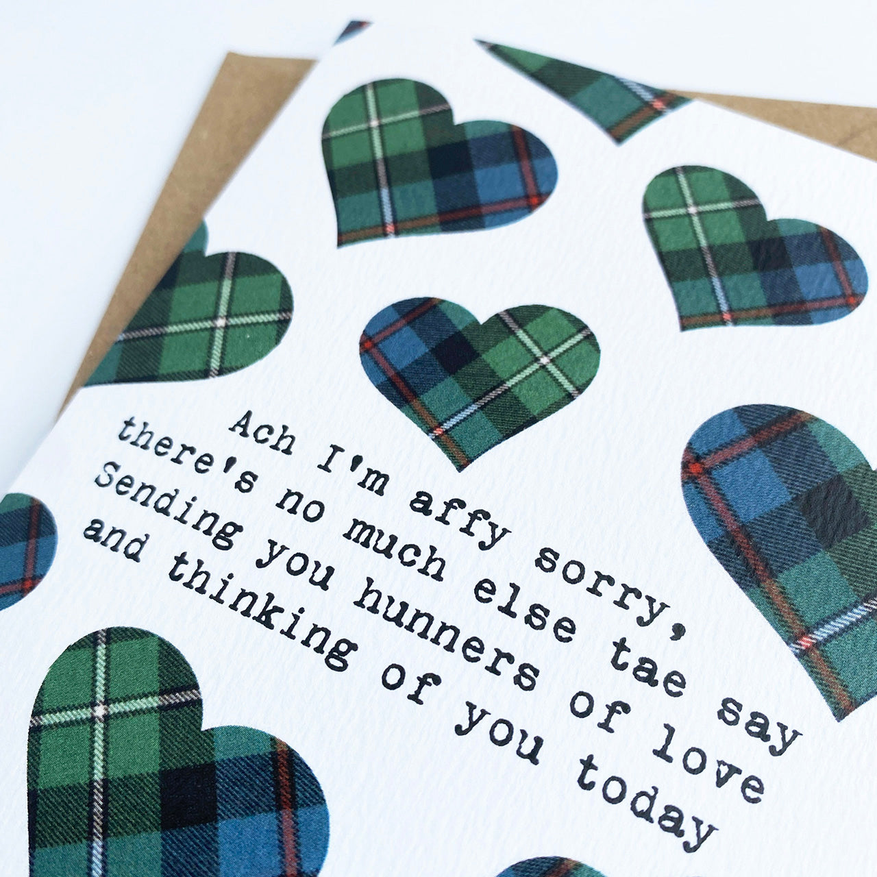 'Affy Sorry' Scottish Sympathy Card - HiyaPal
