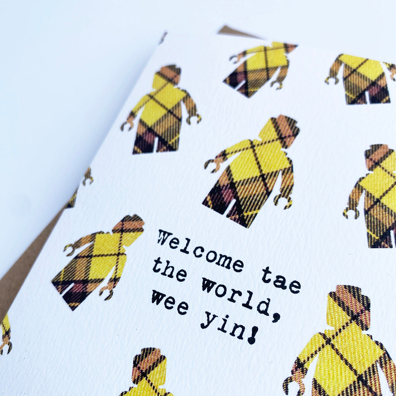 'Welcome Wee Yin' Scottish New Baby Card - HiyaPal