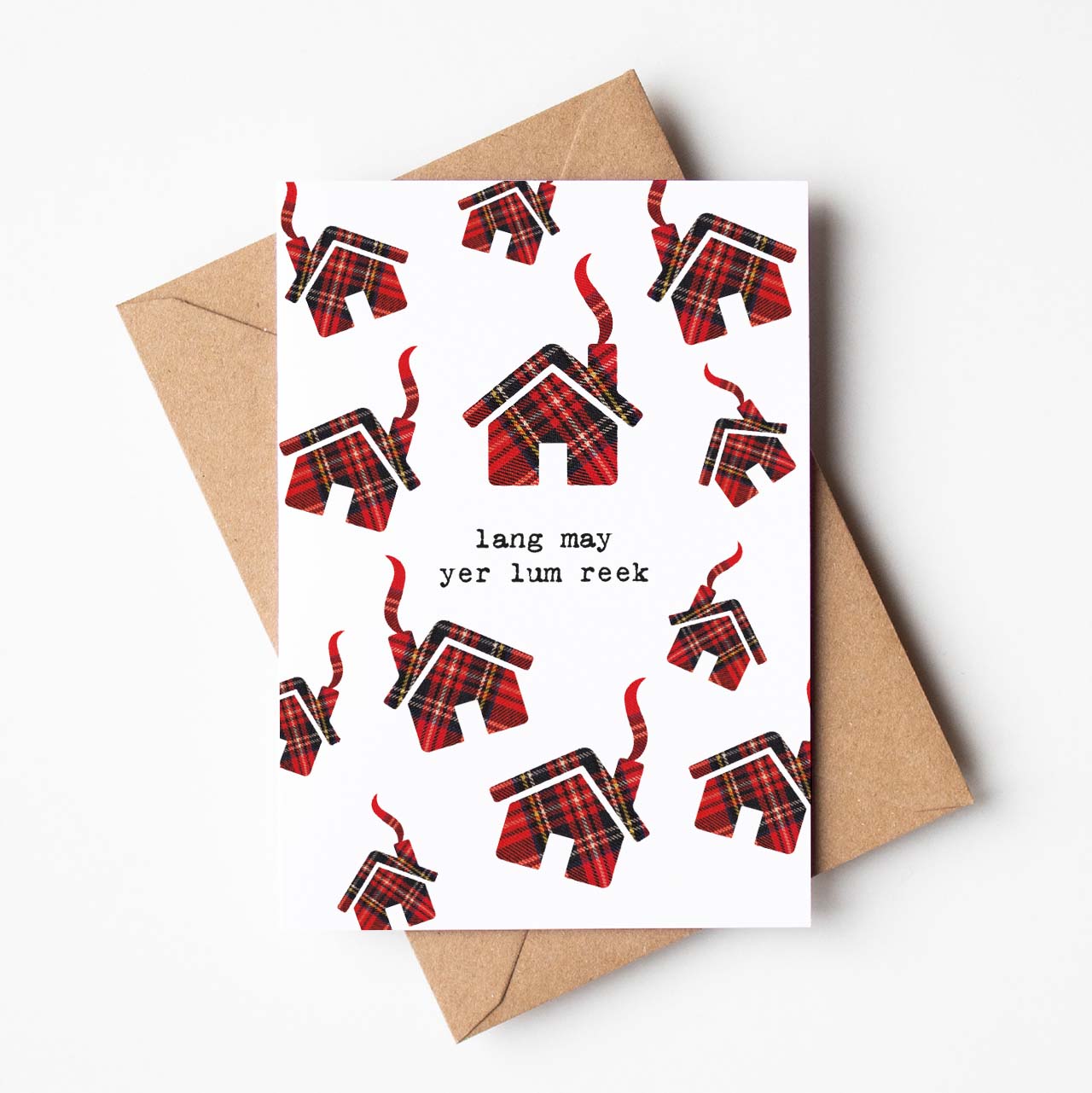 'Lang May Yer Lum Reek' Scottish Greeting Card - HiyaPal