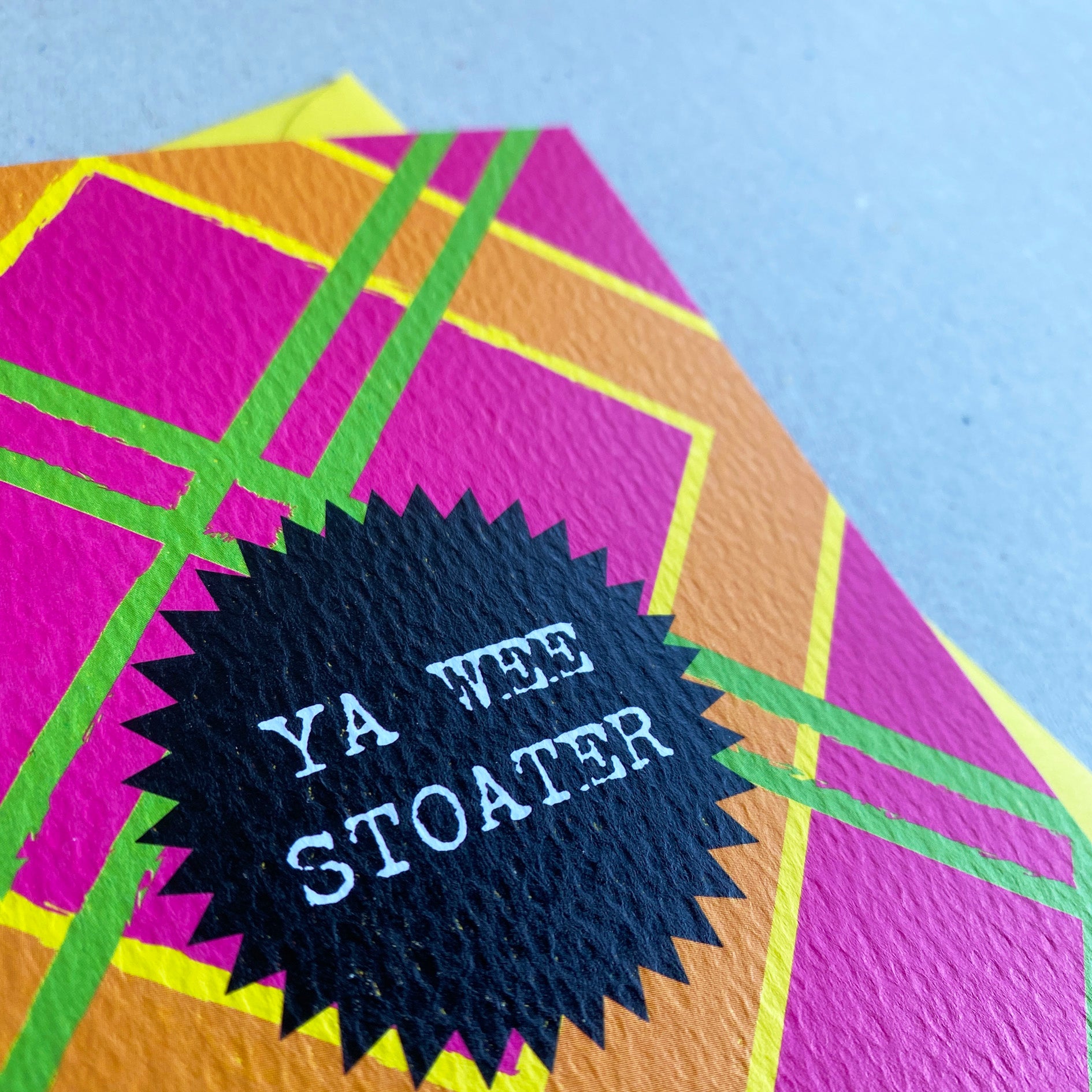'Ya Wee Stoater' Scottish Love Card - HiyaPal