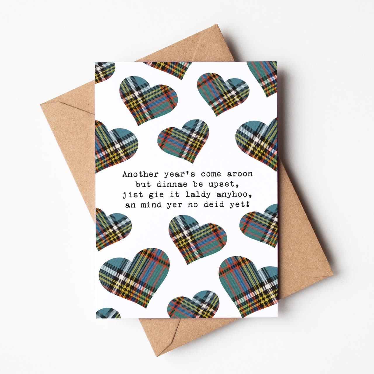 'No Deid Yet' Cheeky Scottish Birthday Card - HiyaPal