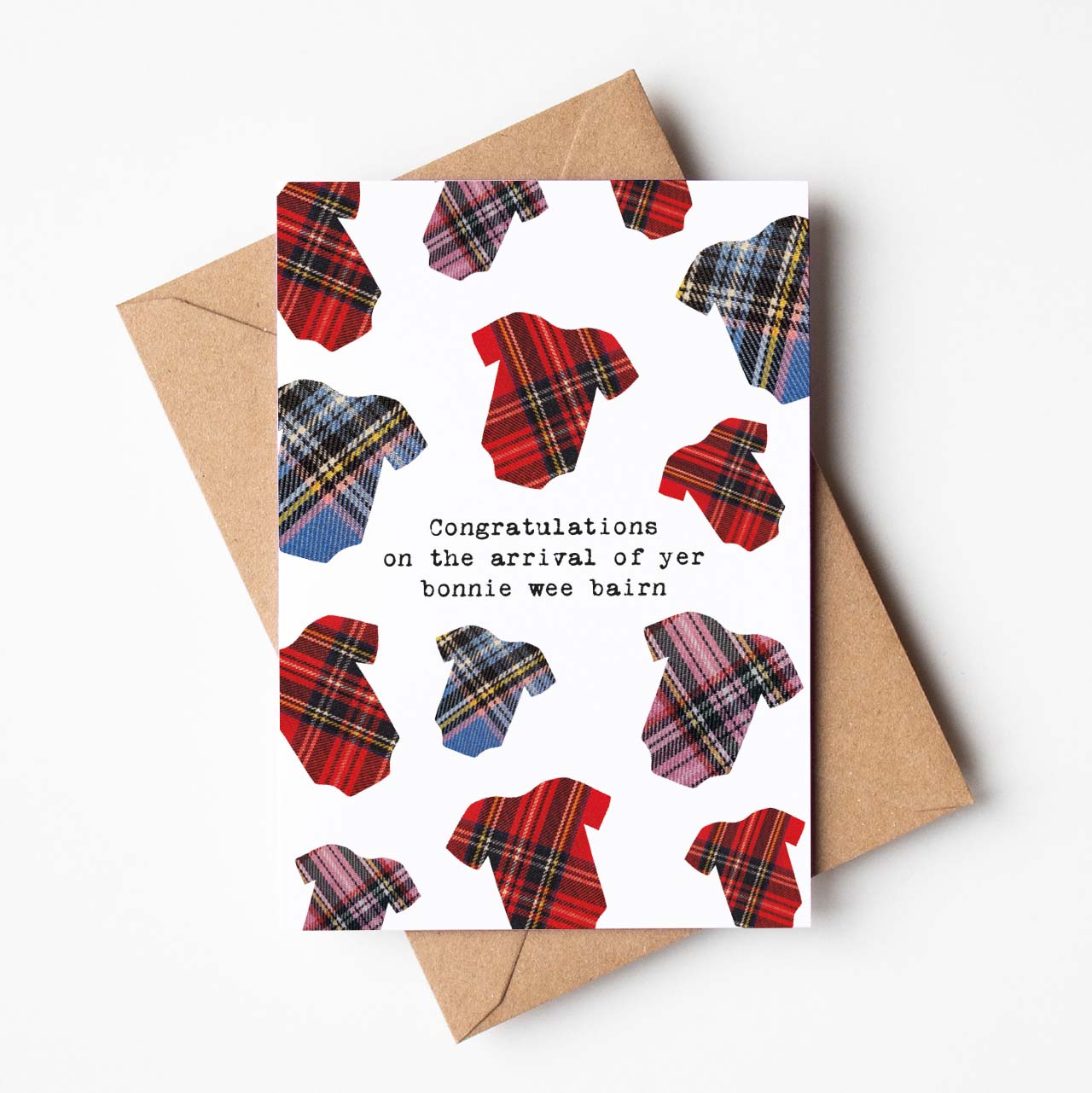 'Bonnie Bairn' Scottish Baby Card - HiyaPal