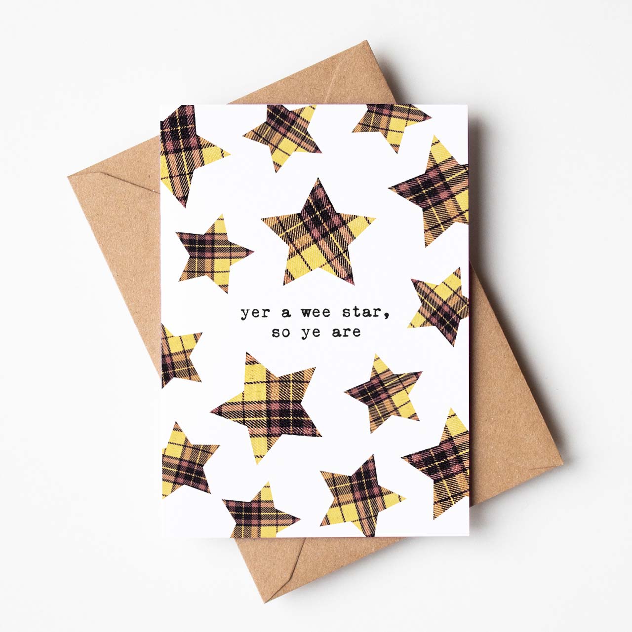 'Yer A Star' Scottish Thank You Card - HiyaPal