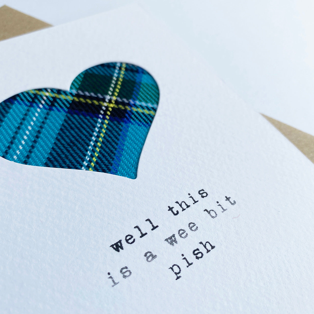 'Wee bit pish' Scottish Humour Sympathy Card - HiyaPal