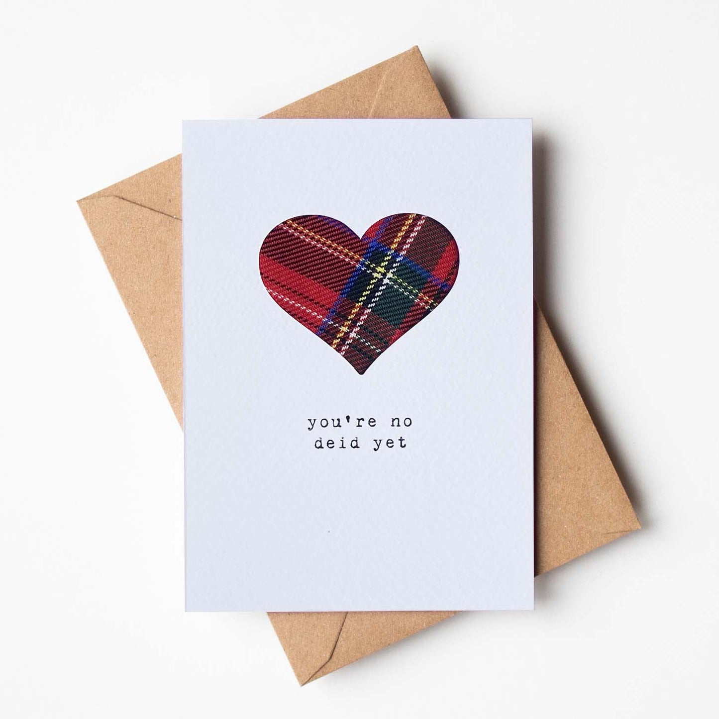 'You're No Deid Yet' Cheeky Scottish Birthday Card - HiyaPal